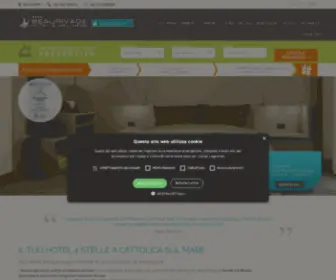 Hotelbeaurivage.com(Hotel 4 stelle a Cattolica sul mare) Screenshot