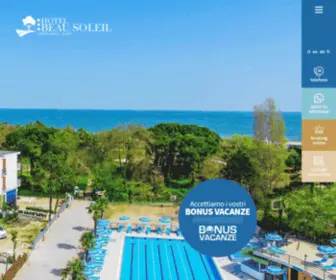 Hotelbeausoleil.it(Hotel con piscina Cesenatico) Screenshot