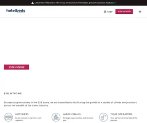 Hotelbeds.com(Distribution Redefined) Screenshot