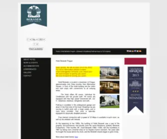 Hotelberanek.com(Accommodation and conferences) Screenshot