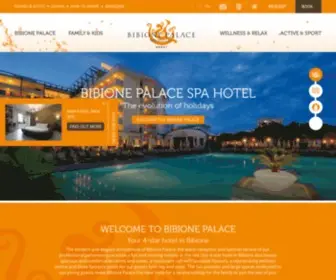 Hotelbibionepalace.it(4 Stelle Superior Hotel a Bibione) Screenshot