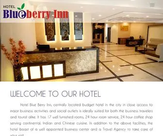 Hotelblueberryinn.com(Hotel Blue Berry Raipur) Screenshot