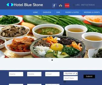 Hotelbluestonekaushambi.com(Hotel Blue Stone) Screenshot