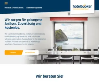 Hotelbooker.ch(Startseite) Screenshot