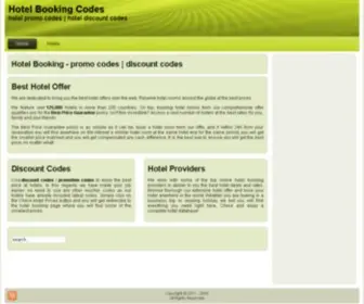 Hotelbookingcodes.com(Promo Hotel Booking Codes) Screenshot