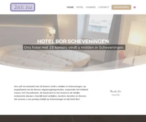 Hotelbor.nl(Hotel Scheveningen) Screenshot