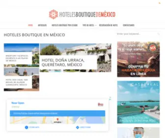 Hotelboutiquemexico.com(Hoteles Boutique en Mexico) Screenshot