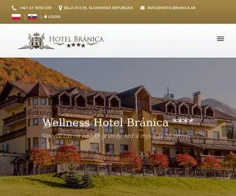 Hotelbranica.sk(Bránica) Screenshot