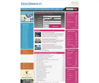 Hotelbroker.pl(Aktualna Oferta Hoteli. Hotele Warszawa Hotele Kraków) Screenshot