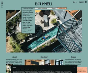 Hotelbrummell.com(Boutique Hotel Barcelona) Screenshot