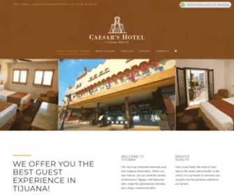 Hotelcaesars.com.mx(Hotel Caesars en Tijuana) Screenshot