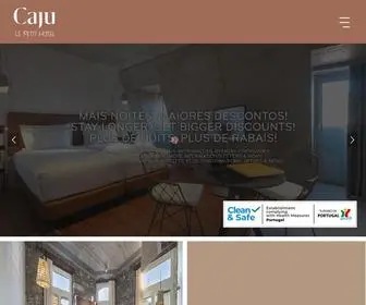 Hotelcaju.com(Caju Le Petit Hotel) Screenshot