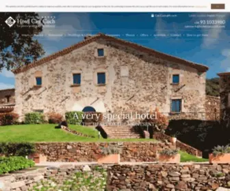 Hotelcancuch.com(Hotel con encanto en el Montseny) Screenshot