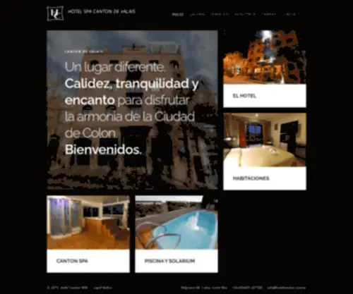 Hotelcanton.com.ar(Hotel spa canton de valais) Screenshot