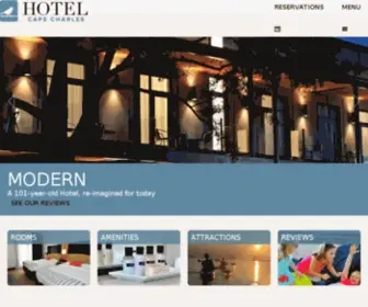 Hotelcapecharles.com(HOTEL CAPE CHARLES) Screenshot