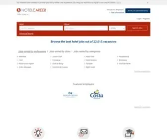 Hotelcareer.com(Hotel jobs) Screenshot