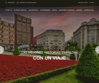 Hotelcarlton.es(Hoteles en Bilbao) Screenshot