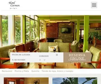 Hotelcarmen.net(Hotel Carmen tiene una localización perfecta) Screenshot