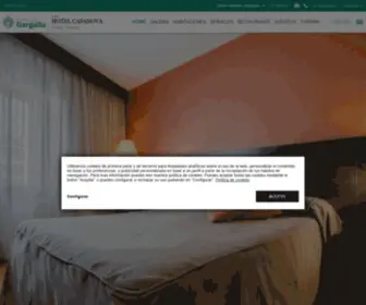Hotelcasanovahuesca.com(Hotel Casanova en Fraga) Screenshot