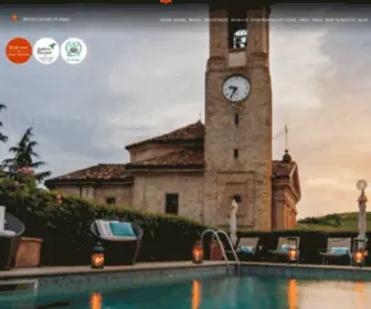 Hotelcastellodisinio.com(A small Luxury country hotel in the heart of the Langhe) Screenshot