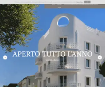 Hotelcavallinobianco.com(Cavallino Bianco Hotel Riccione) Screenshot