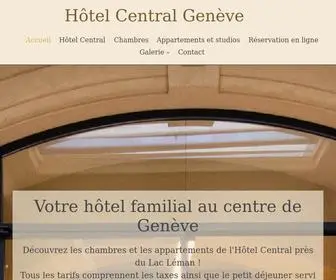 Hotelcentral.ch(Hôtel Central Genève) Screenshot