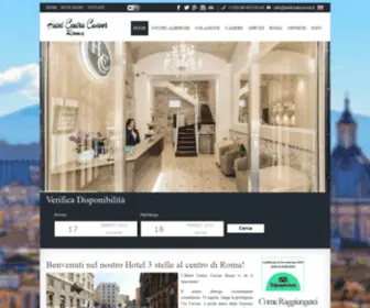 Hotelcentrocavour.it(Hotel Centro Cavour) Screenshot