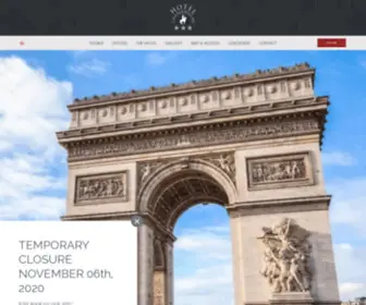 Hotelcharlemagne.com(Hotel Charlemagne Paris) Screenshot