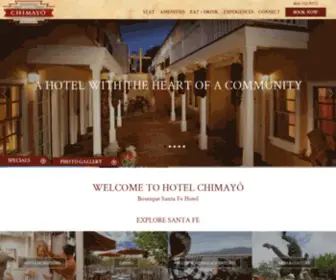 Hotelchimayo.com(Downtown Santa Fe Hotels) Screenshot