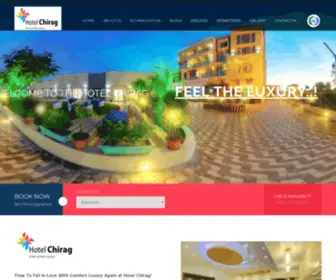 Hotelchirag.com(Hotelchirag) Screenshot