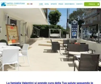 Hotelchristian.com(Hotel 3 Stelle per Famiglie al Mare a Riccione) Screenshot