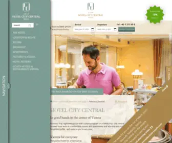 Hotelcitycentral.wien(Herzliches) Screenshot