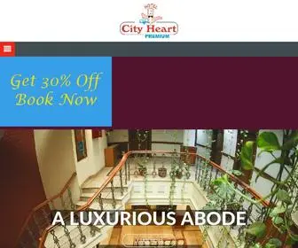 Hotelcityheartpremium.com(Economical Hotels in Chandigarh) Screenshot