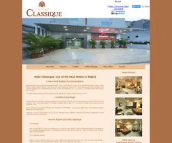 Hotelclassique.in(Hotel Classique) Screenshot