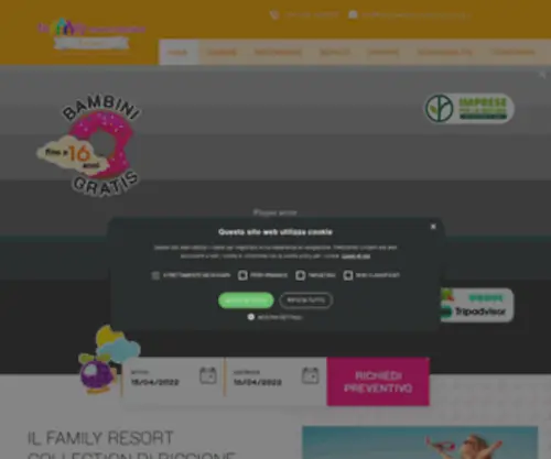 Hotelclipper.net(Direttamente sul mare a Riccione in formula tutto incluso) Screenshot