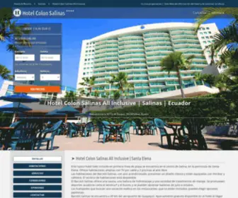 Hotelcolonsalinas.com(Hotel Colon Salinas) Screenshot