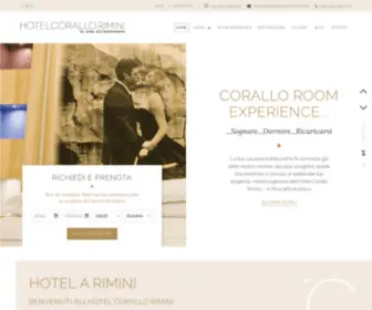Hotelcorallorimini.com(Hotel Ristorante Corallo Rimini a Marina Centro 3 stelle) Screenshot