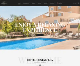 Hotelcostabella.com(Hotel Costabella Official Website) Screenshot