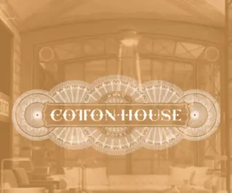 Hotelcottonhouse.com(Cotton House Hotel) Screenshot