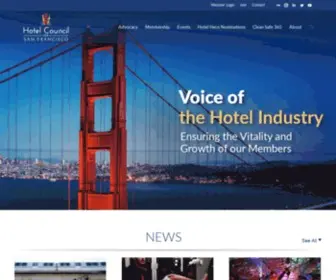 Hotelcouncilsf.org(The Hotel Council of San Francisco) Screenshot