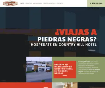 Hotelcountryhill.com(Hotel en Piedras Negras) Screenshot