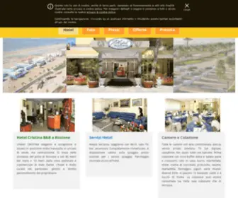 Hotelcristinariccione.it(Hotel riccione) Screenshot