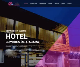 Hotelcumbresdeatacama.cl(Hotel Cumbres de Atacama) Screenshot