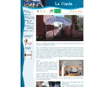 Hotelcupula.com(Hotel La Cupula) Screenshot