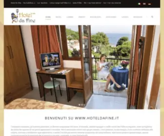 Hoteldafine.it(Hotel da Fine) Screenshot