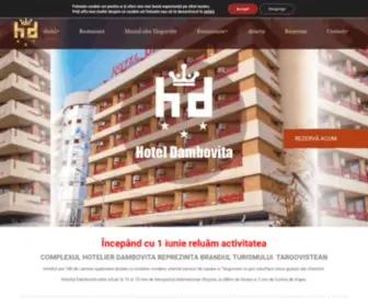 Hoteldambovita.ro(Hotel Dambovita) Screenshot