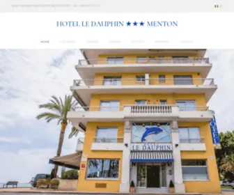 Hoteldauphin-Menton.com(Hotel Le Dauphin) Screenshot