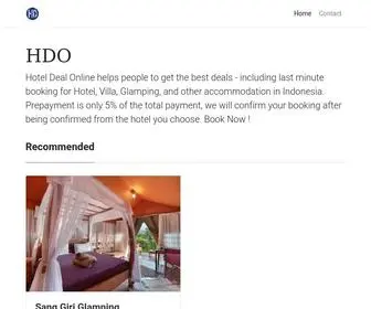 Hoteldealonline.com(Hotel Deal Online) Screenshot