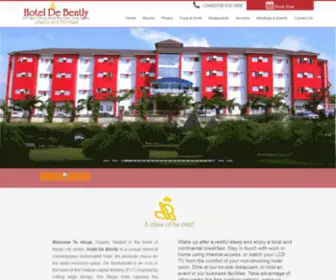 Hoteldebently.com(Hotel De Bently) Screenshot