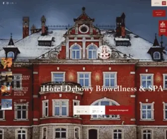 Hoteldebowy.pl(Hotel Dębowy) Screenshot